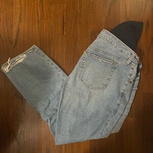 Abercrombie maternity ankle straight Jean